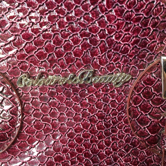 Purple snake print purse - Picture 2 of 8